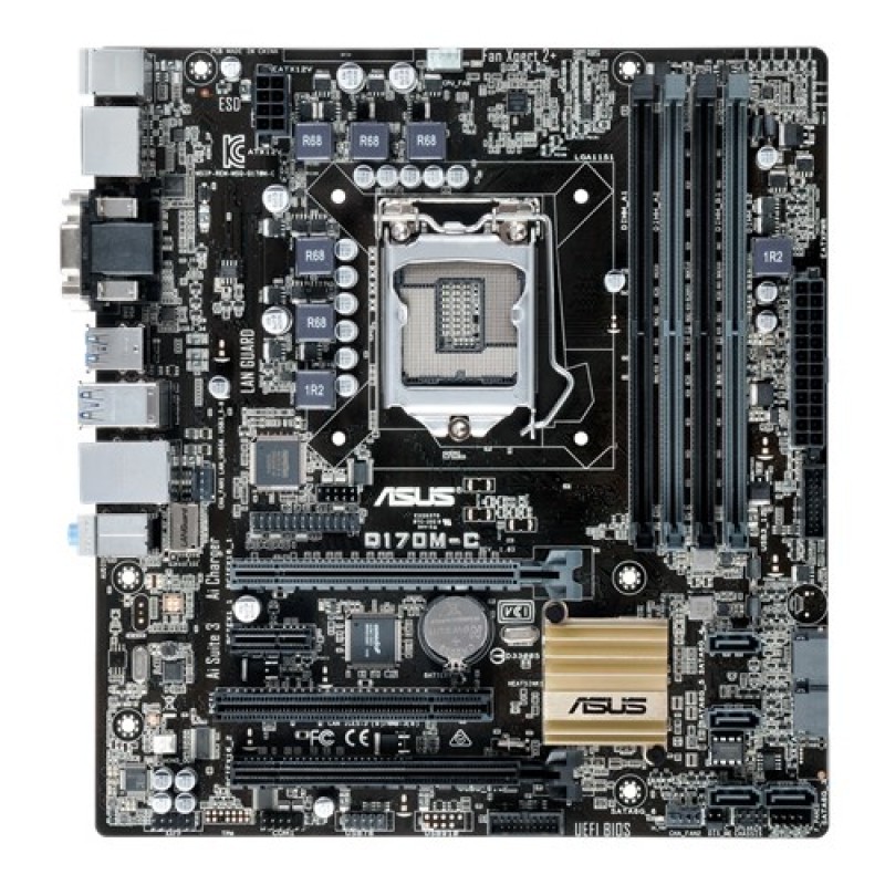 ASUS Q170M-C/CSM Intel® Q170 LGA 1151 (Zócalo H4) micro ATX