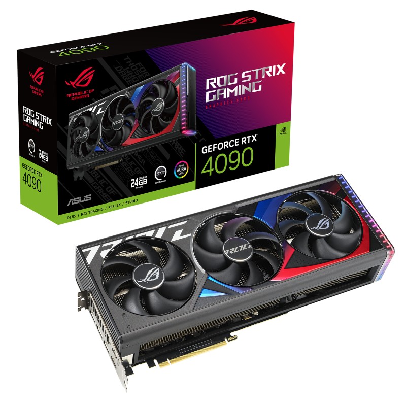 ASUS ROG -STRIX-RTX4090-24G-GAMING NVIDIA GeForce RTX 4090 24GB GDDR6X