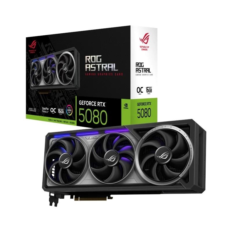 ASUS ROG Astral - -RTX5080-O16G-GAMING NVIDIA GeForce RTX 5080 16GB GDDR7