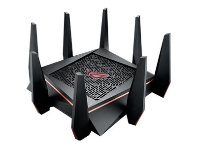 ASUS ROG Rapture GT-AC5300 router inalámbrico Gigabit Ethernet Tribanda (2,4 GHz/5 GHz/5 GHz) Negro