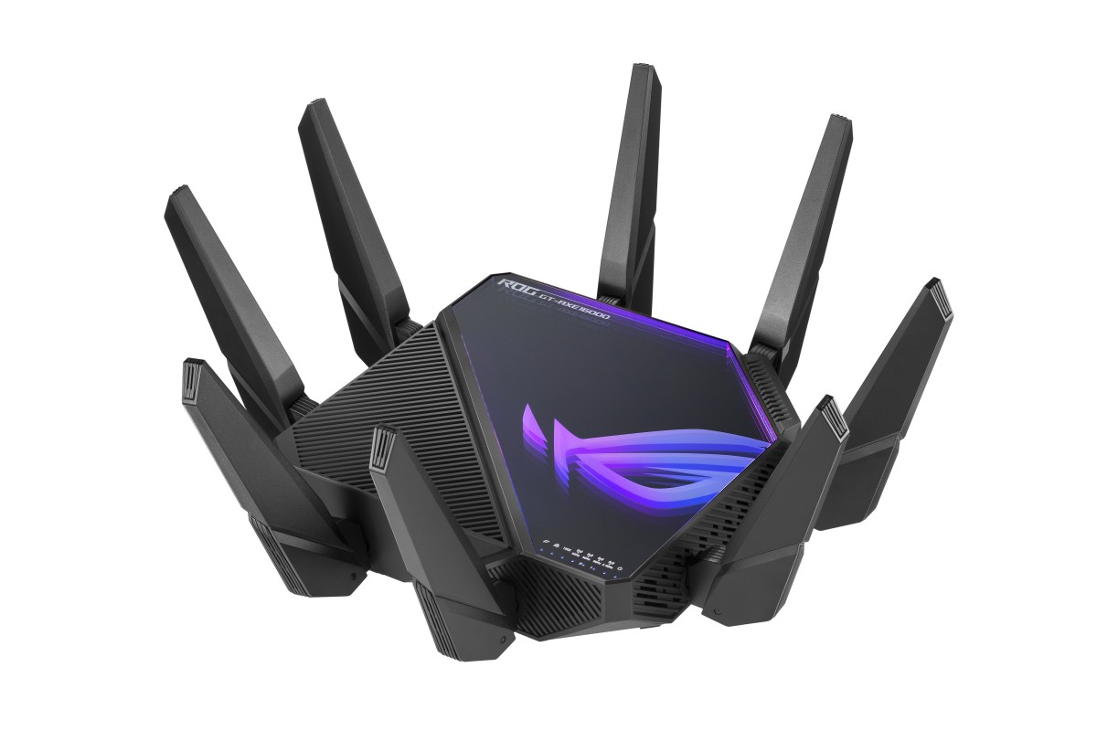 ASUS ROG Rapture GT-AXE16000 router inalámbrico 10 Gigabit Ethernet Tribanda (2.4 GHz / 5 GHz / 6 GHz) Negro
