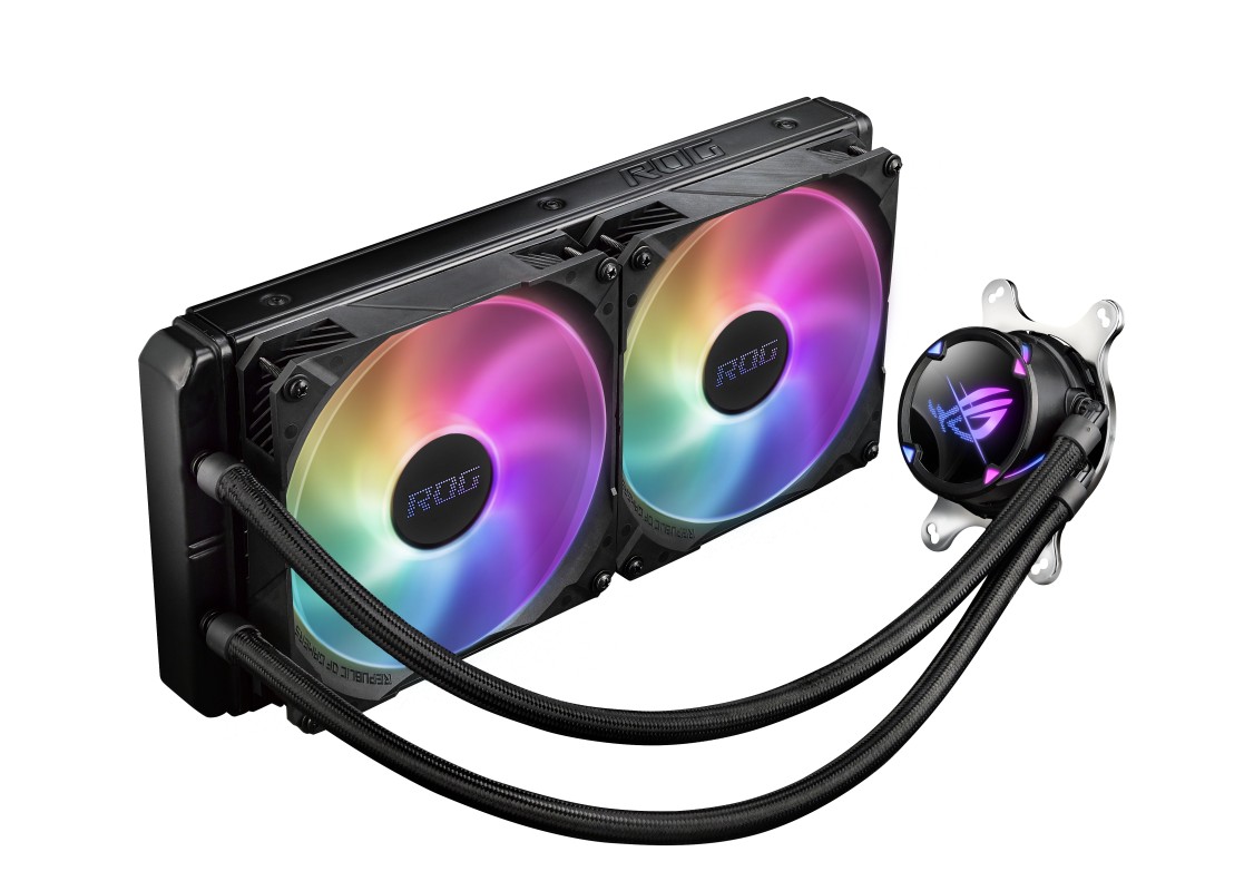 ASUS ROG STRIX LC II 280 ARGB Procesador Sistema de refrigeración líquida todo en uno 14 cm Negro 1 pieza(s)