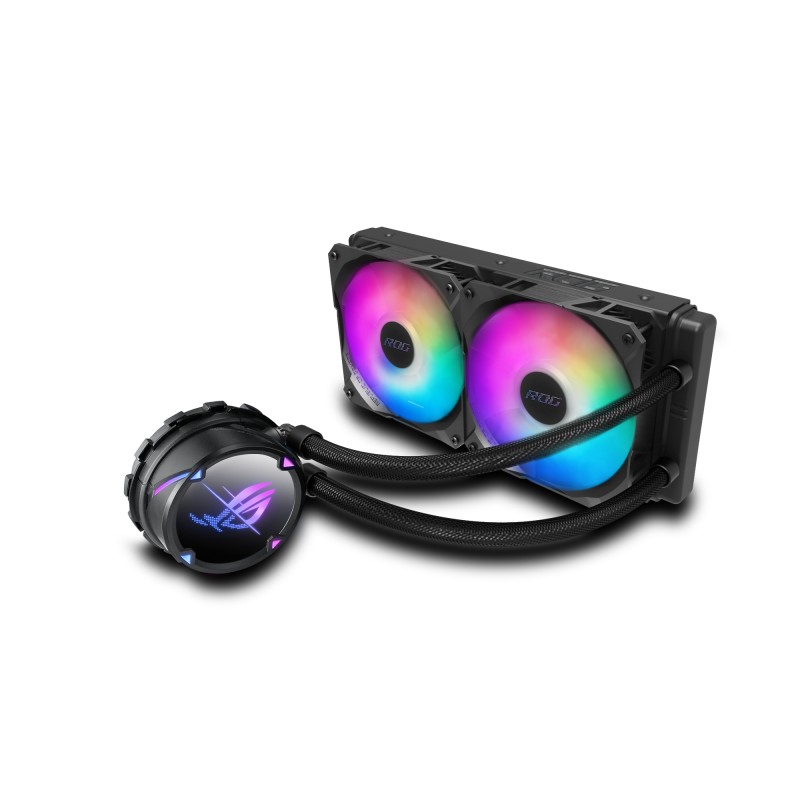 ASUS ROG Strix LC II 240 ARGB Procesador Sistema de refrigeración líquida todo en uno 12 cm Negro, Blanco