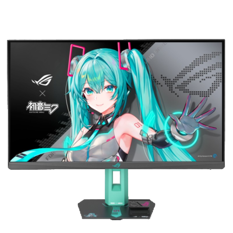 ASUS ROG Strix XG27ACMEG-G Hatsune Miku Edition pantalla para PC 68,6 cm (27") 2560 x 1440 Pixeles Wide Quad HD LCD Multicolor