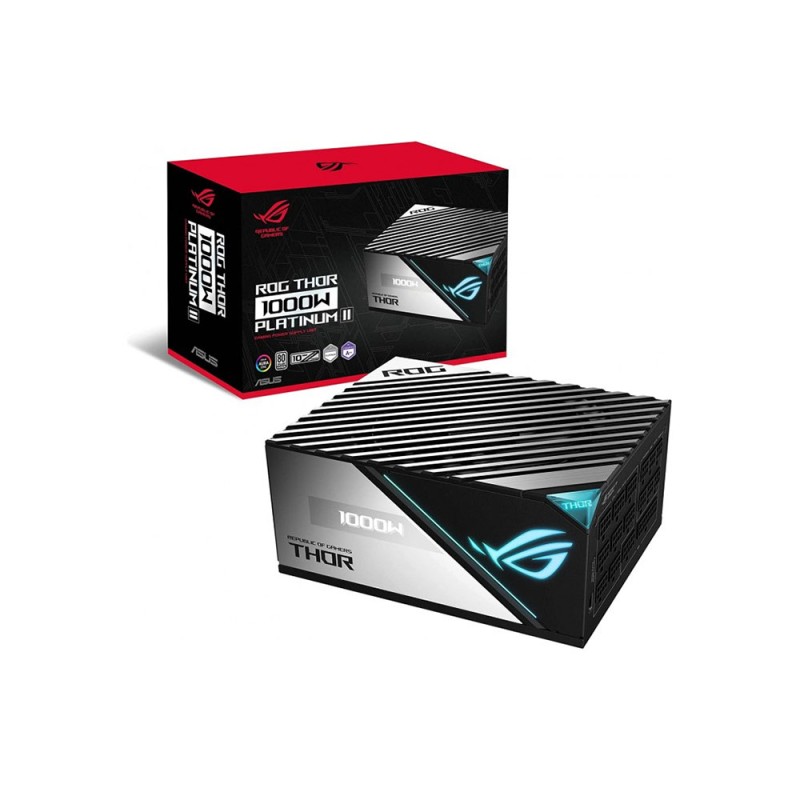 ASUS ROG THOR 1000P2-GAMING unidad de fuente de alimentación 1000 W 20+4 pin ATX ATX Negro, Plata