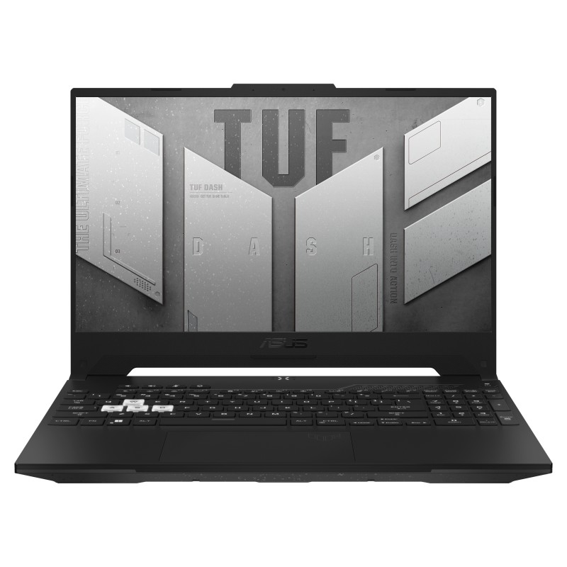 ASUS TUF Dash F15 FX517ZE-HN050 - Portátil Gaming de 15.6" Full HD 144Hz (Core i7-12650H, 16GB RAM, 512GB SSD, GeForce RTX 3050 Ti 4GB, Sin Sistema O