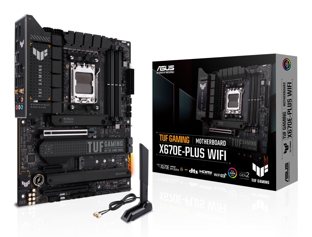 ASUS TUF GAMING X670E-PLUS WIFI AMD X670 Zócalo AM5 ATX