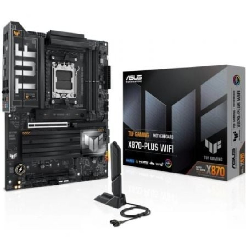 ASUS TUF GAMING X870-PLUS WIFI AMD X870 Zócalo AM5 ATX