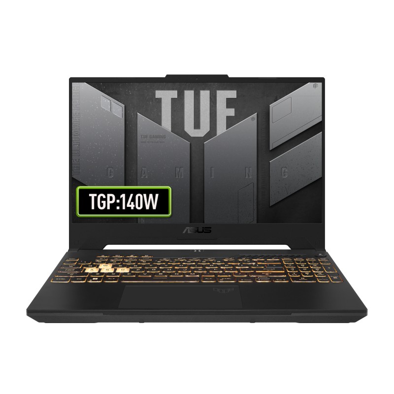 ASUS TUF Gaming F15 TUF507ZV4-LP092 - Ordenador Portátil Gaming de 15.6" Full HD 144Hz (Core i7-12700H, 16GB RAM, 1TB SSD, RTX 4060 8GB, Sin Sistema