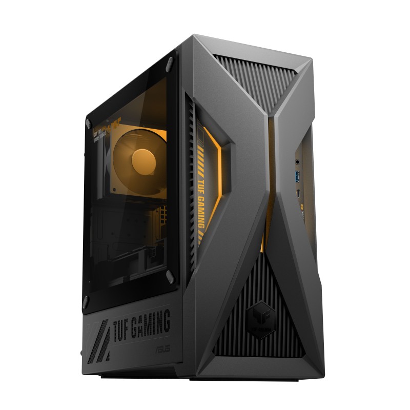 ASUS TUF Gaming T500 T500MV-13620H1550 - Sobremesa Gaming de (Intel Core i7-13620H, 32GB RAM, 1TB SSD, NVIDIA RTX 5060 8GB, Sin Sistema Operativo) Gri