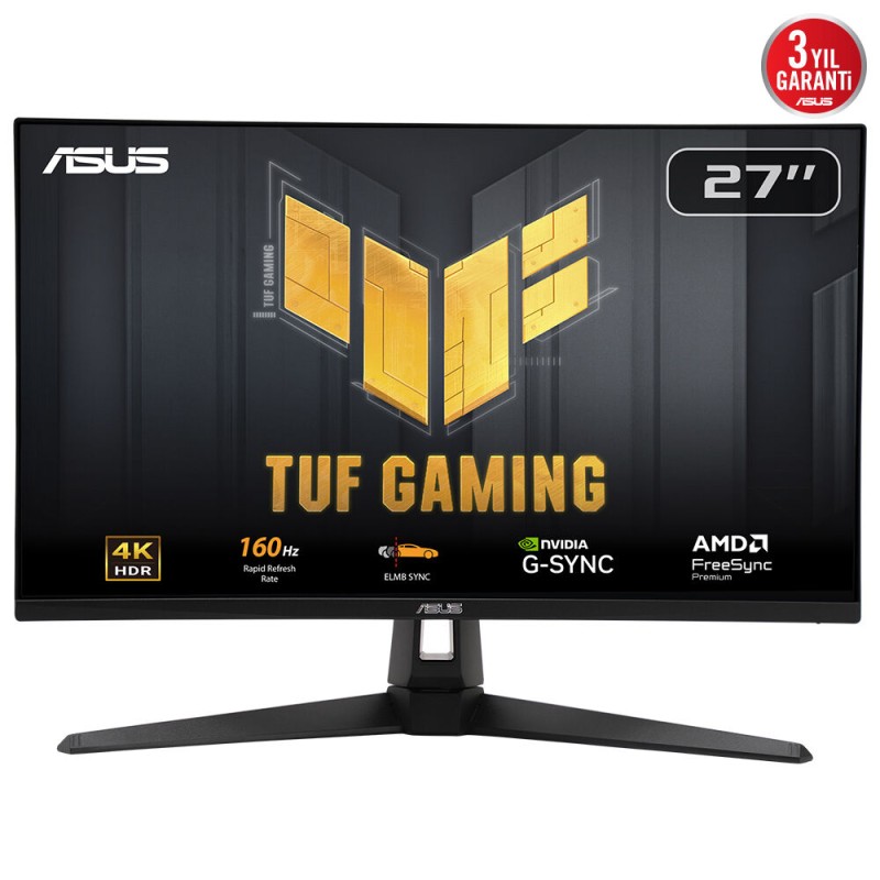 ASUS TUF Gaming VG27UQ1A pantalla para PC 68,6 cm (27") 3840 x 2160 Pixeles 4K Ultra HD LCD Negro