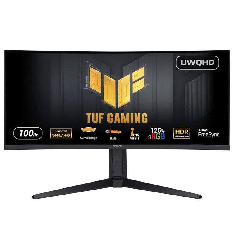ASUS TUF Gaming VG34VQEL1A pantalla para PC 86,4 cm (34") 3440 x 1440 Pixeles LED Negro