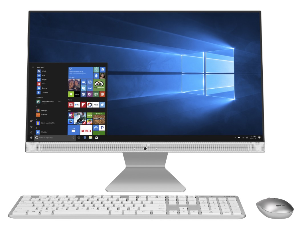 ASUS Vivo AiO V241EAT-WA023M - Sobremesa todo en uno 23.8" Full HD (Core i5-1135G7, 16GB RAM, 512GB SSD, Iris Xe Graphics, ) Blanco - Teclado QWERTY e