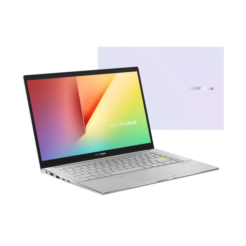 ASUS VivoBook S14 S433EA-AM423T - Portátil 14" Full HD (Core i5-1135G7, 8GB RAM, 512GB SSD, Iris Xe Graphics, Windows 10 Home) Blanco Sueño - Teclad