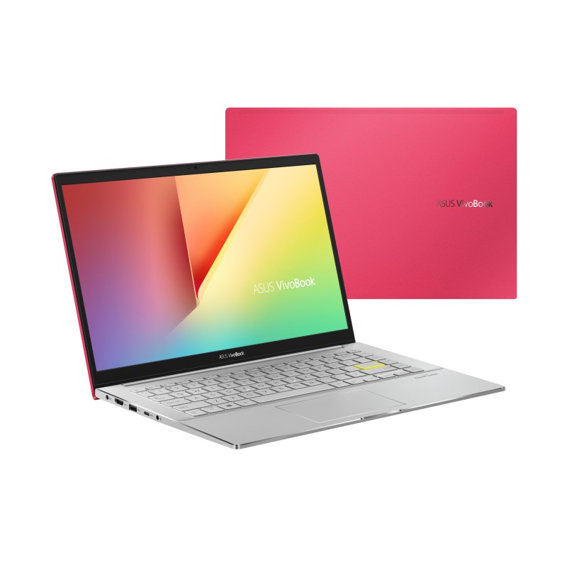 ASUS VivoBook S14 S433EA-AM615 - Portátil 14" Full HD (Core i7-1165G7, 16GB RAM, 512GB SSD, Iris Xe Graphics, Sin Sistema Operativo) Rojo Resuelto -