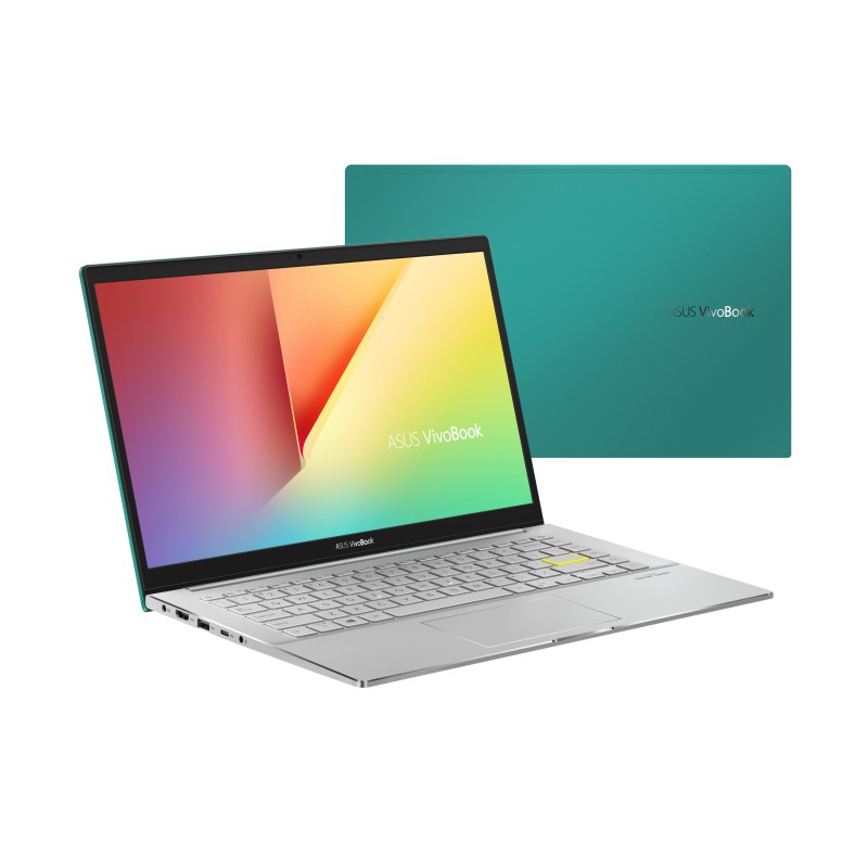 ASUS VivoBook S14 S433EA-EB1151 - Portátil 14" Full HD (Core i7-1165G7, 16GB RAM, 512GB SSD, Iris Xe Graphics, Sin Sistema Operativo) Verde Gaia - Te