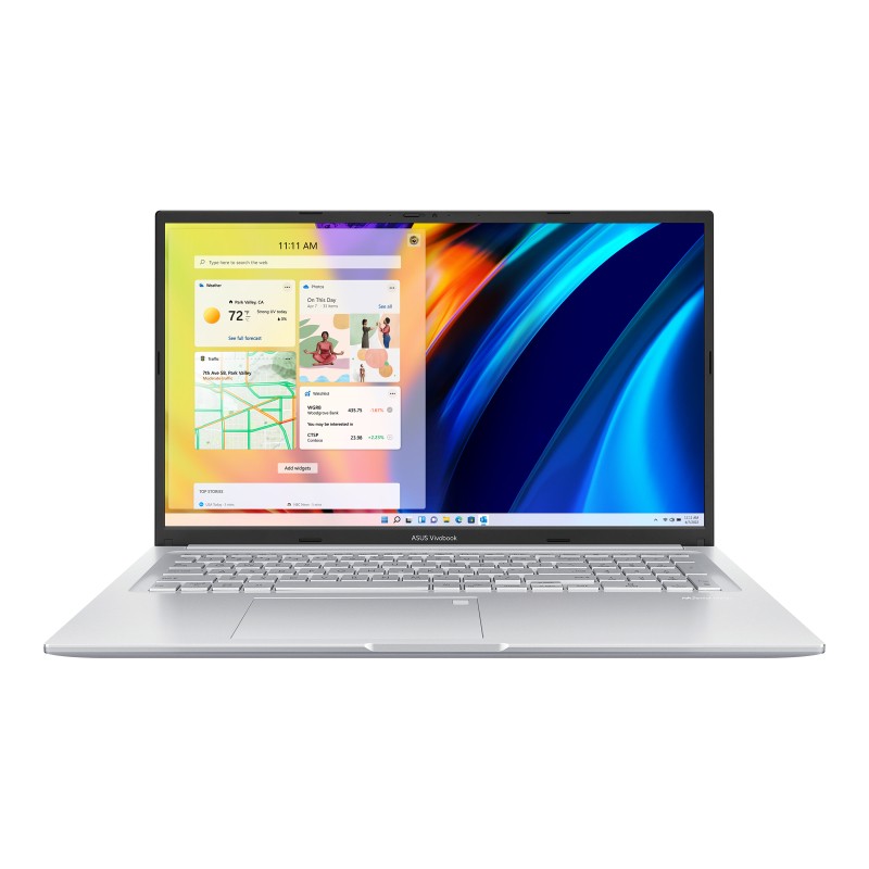 ASUS Vivobook 17X K1703ZA-AU118W - Portátil 17.3" Full HD (Core i5-12500H, 16GB RAM, 512GB SSD, Iris Xe Graphics, Windows 11 Home) Plata Transparente