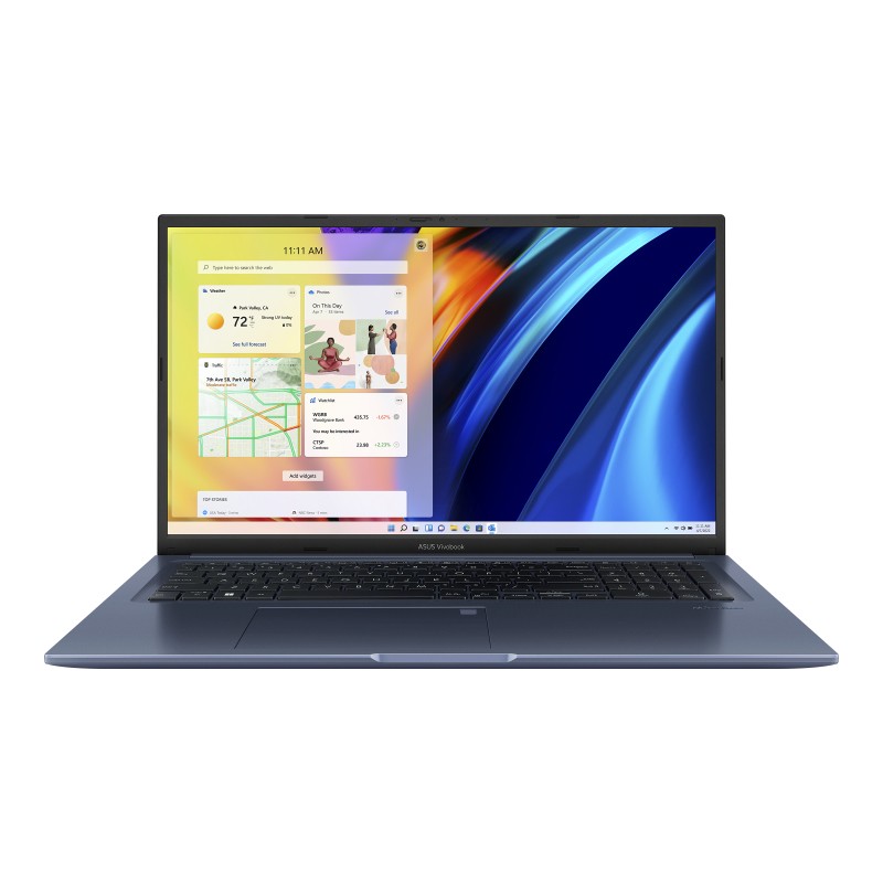 ASUS Vivobook 17X M1703QA-AU009W - Portátil 17.3" Full HD (Ryzen 5 5600H, 16GB RAM, 512GB SSD, Radeon Graphics, Windows 11 Home) Azul tranquilo - Tec