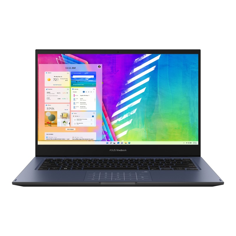 ASUS Vivobook Go 14 Flip TP1400KA-BZ117WS - Portátil 14" HD (Celeron N4500, 4GB RAM, 128GB eMMC, UHD Graphics, Windows 11 Home in S mode) Azul tranqu