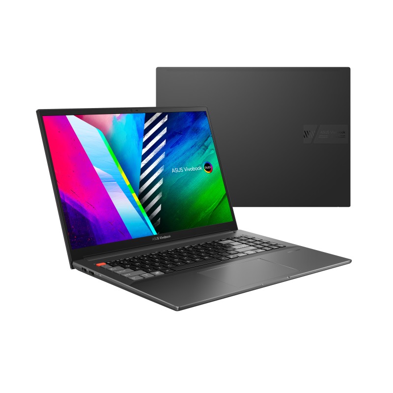 ASUS Vivobook Pro 16X OLED M7600QC-L2002T - Portátil 16" WQUXGA (Ryzen 7 5800H, 16GB RAM, 1TB SSD, GeForce RTX 3050 4GB, Windows 10 Home) 0º negro -