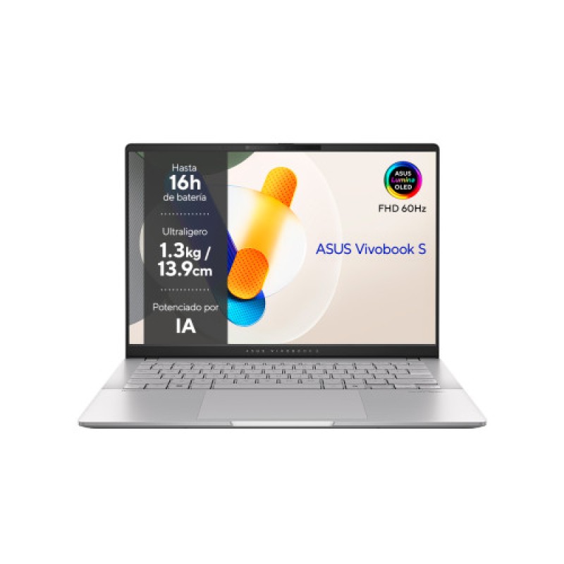 ASUS Vivobook S14 OLED OLED M5406WA-QD088W Copilot+ PC - Ordenador Portátil 14" WUXGA (AMD Ryzen AI 9 HX 370, 32GB RAM, 1TB SSD, AMD Radeon 890M, Win