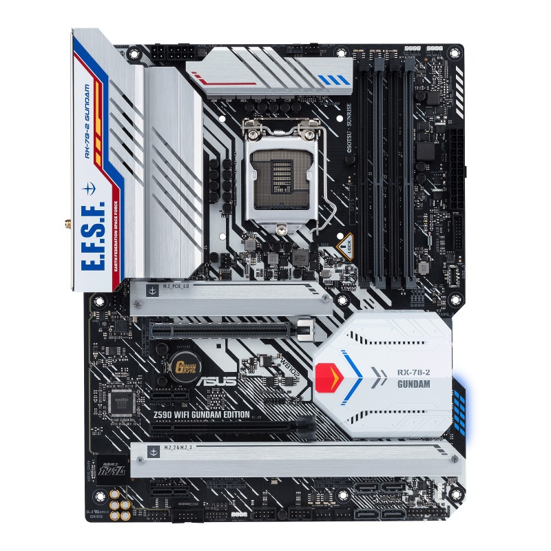 ASUS Z590 WIFI GUNDAM EDITION Intel Z590 LGA 1200 ATX