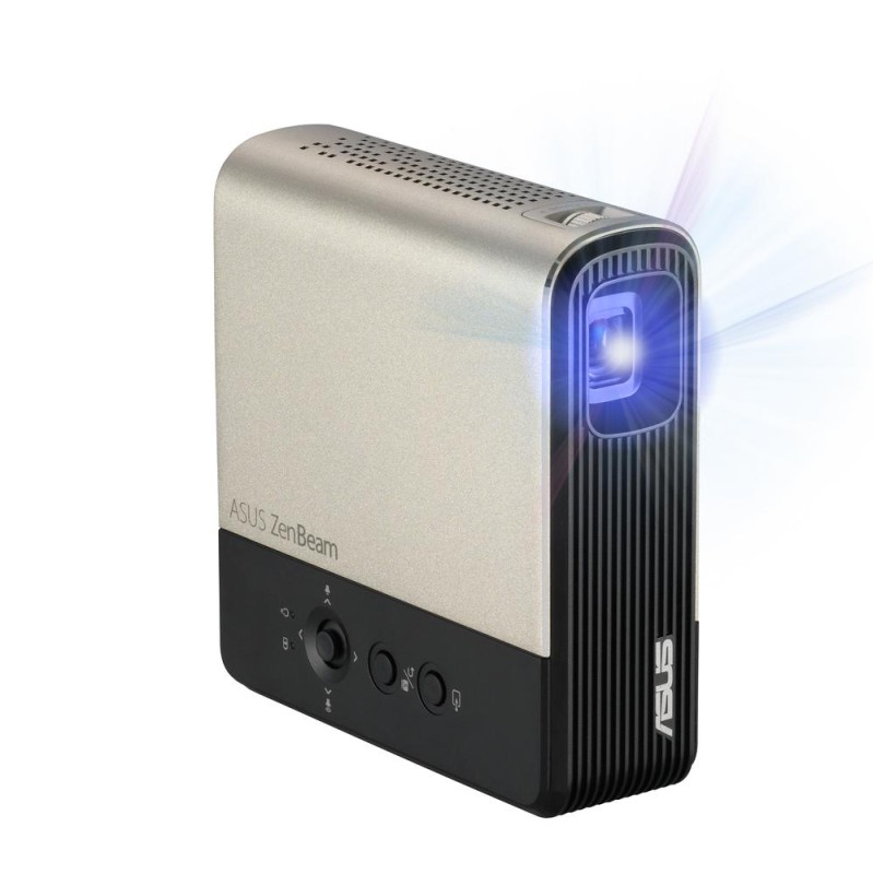 ASUS ZenBeam E2 Proyector de alcance estándar 300 lúmenes ANSI DLP WVGA (854x480) Negro, Oro