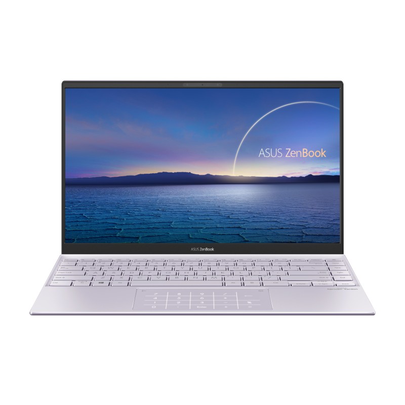 ASUS ZenBook 14 UM425UAZ-KI035T - Portátil " Full HD (Ryzen 7 5700U, 16GB RAM, 512GB SSD, Radeon Graphics, Windows 10 Home) Lila Neblina - Teclado QW