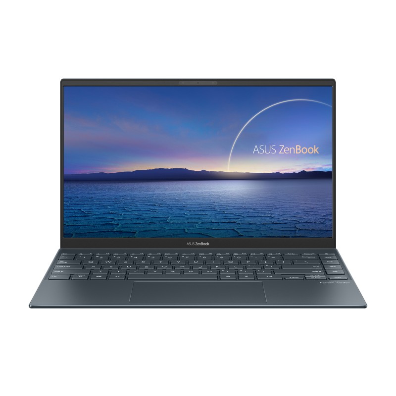 ASUS ZenBook 14 UX425EA-KI446R - Portátil " Full HD (Core i7-1165G7, 16GB RAM, 512GB SSD, Iris Xe Graphics, Windows 10 Pro) Gris Pino - Teclado QWERT