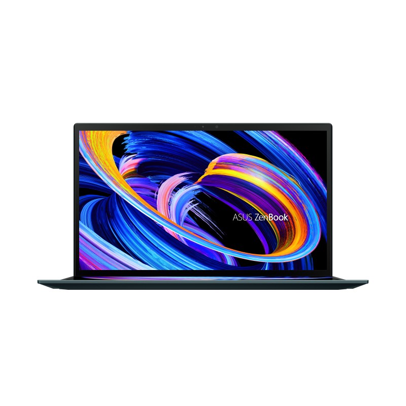 ASUS ZenBook Duo 14 UX482EG-KA148T - Portátil 14" Full HD (Core i7-1165G7, 16GB RAM, 1TB SSD, GeForce MX450 2GB, Windows 10 Home) Azul Celeste - Tecl