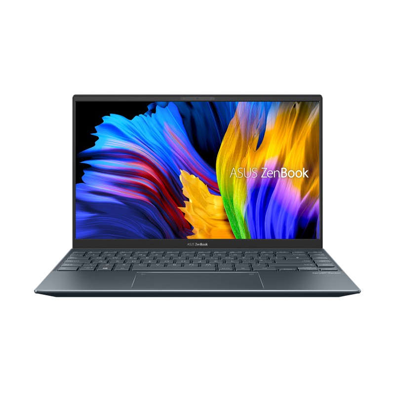 ASUS Zenbook 14 UM425UAZ-KI047 - Portátil " Full HD (Ryzen 7 5700U, 16GB RAM, 512GB SSD, Radeon Graphics, Sin Sistema Operativo) Gris Pino - Teclado