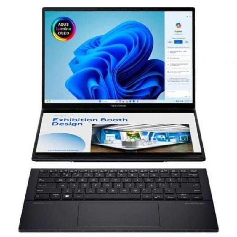 ASUS Zenbook Duo OLED UX8406CA-PZ152W - Ordenador Portátil 14" WQXGA+ 120Hz (Intel Core Ultra 9 285H, 32GB RAM, 1TB SSD, Arc 140T, Windows 11 Home) G
