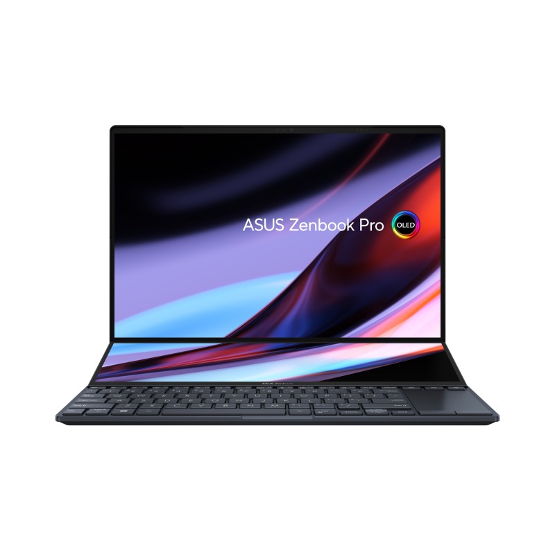 ASUS Zenbook Pro 14 Duo OLED UX8402VV-P1025W - Ordenador Portátil 14.5" WQXGA+ (Intel Core i7-13700H, 16GB RAM, 512GB SSD, NVIDIA RTX 4060 8GB, Windo