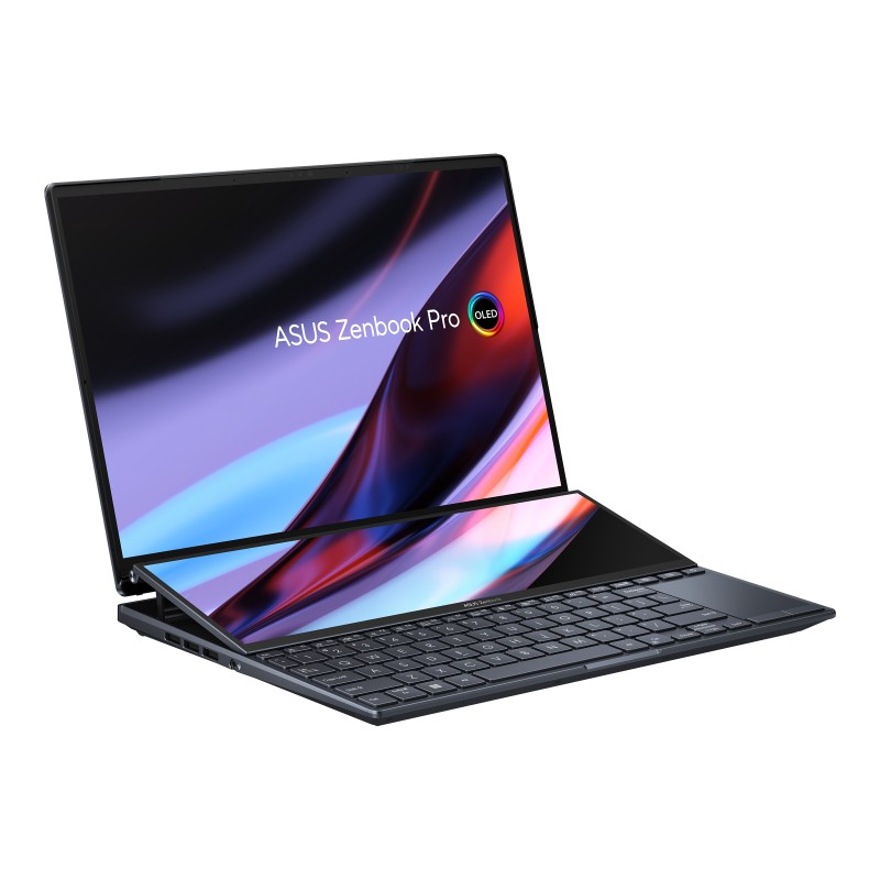 ASUS Zenbook Pro 14 Duo OLED UX8402ZA-M3043W - Portátil 14.5" WQXGA+ (Core i7-12700H, 16GB RAM, 512GB SSD, Iris Xe Graphics, Windows 11 Home) Negro t