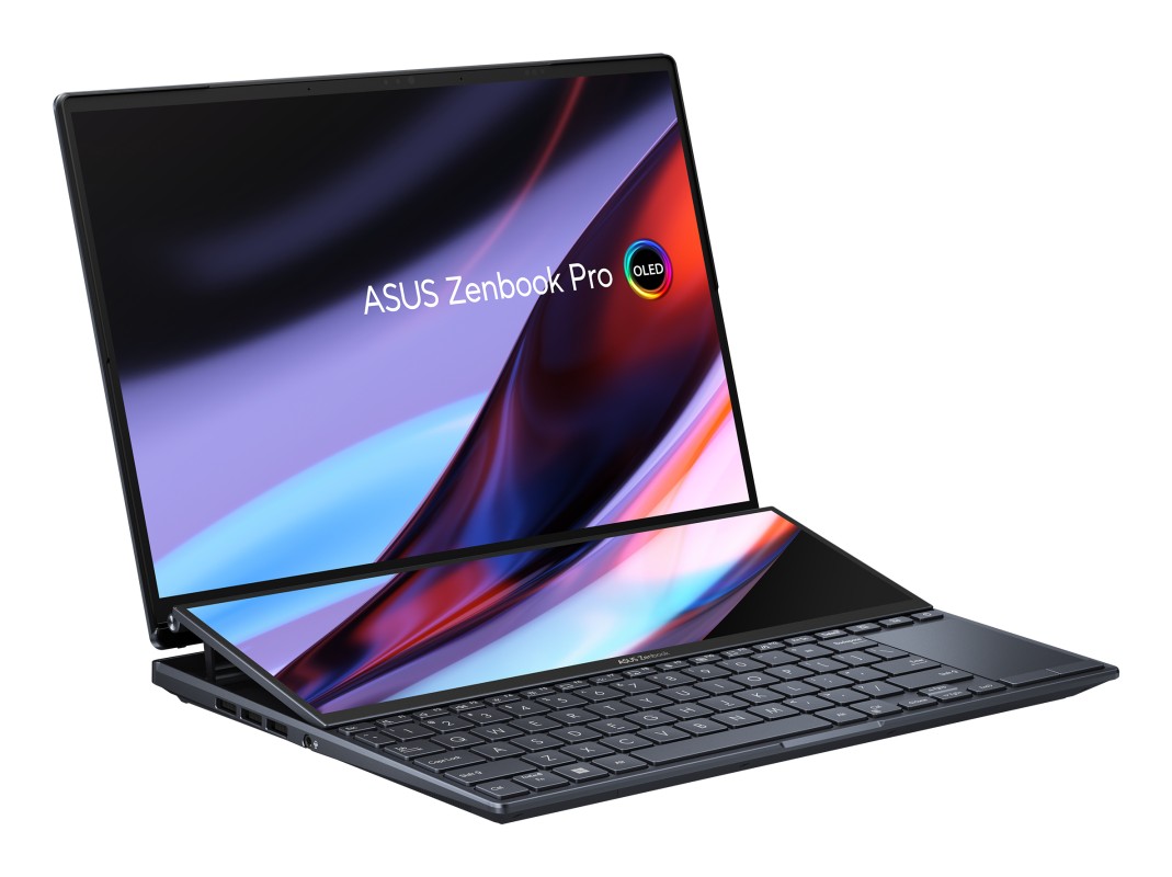 ASUS Zenbook Pro 14 Duo OLED UX8402ZE-M3023W - Portátil 14.5" WQXGA+ (Core i9-12900H, 32GB RAM, 1TB SSD, GeForce RTX 3050 Ti 4GB, Windows 11 Home) Ne