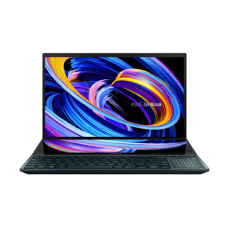 ASUS Zenbook Pro Duo 15 OLED UX582HS-H2014W - Portátil 15.6" 4K Ultra HD (Core i7-11800H, 32GB RAM, 1TB SSD, GeForce RTX 3080 8GB, Windows 11 Home) A