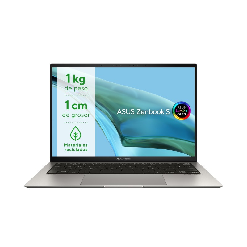 ASUS Zenbook S13 OLED UX5304VA-NQ299W - Ordenador Portátil 13.3" 3K (Intel Core i7-1355U, 16GB RAM, 1TB SSD, Iris Xe Graphics, Windows 11 Home) Gris