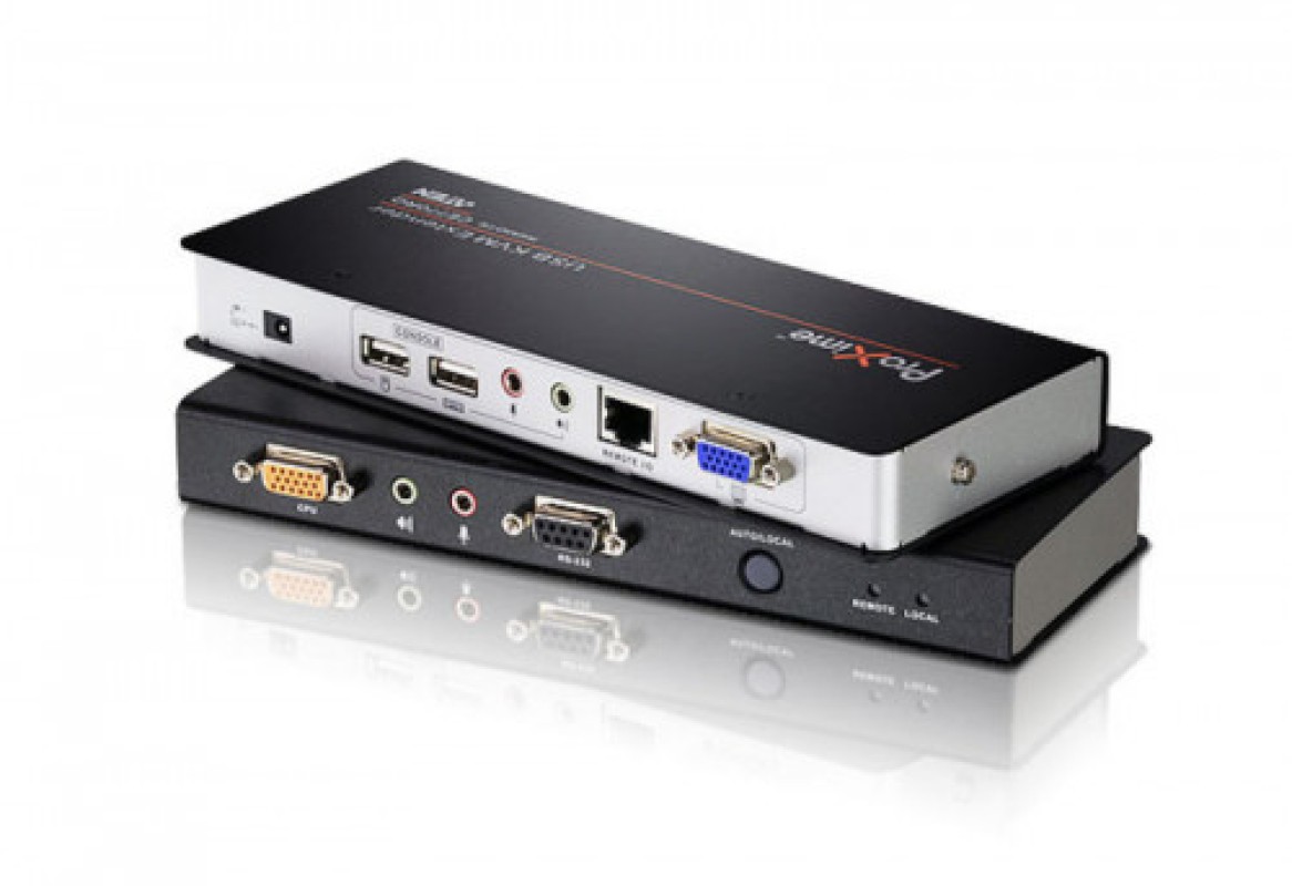 ATEN Extensor KVM Cat 5 VGA/Audio USB con Deskew (1280 x 1024 a 300m)
