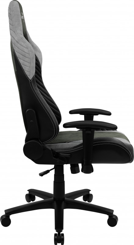 Aerocool BARON AeroSuede Silla para videojuegos universal Verde, Gris