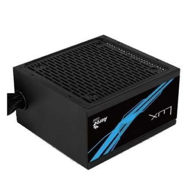 Aerocool LUX750 Fuente Alimentación PC 750W 80 Plus Bronze 230V 88% Eficiencia Negro