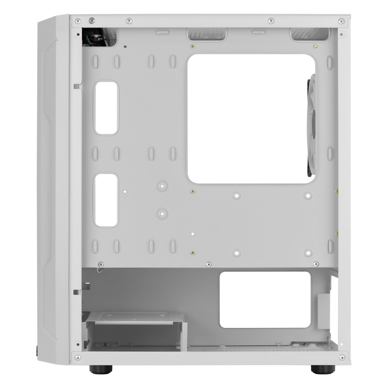 Aerocool TRINITYMINIWHV3 Caja Gaming Micro ATX Cristal Templado 3xVentiladores RGB Blanco