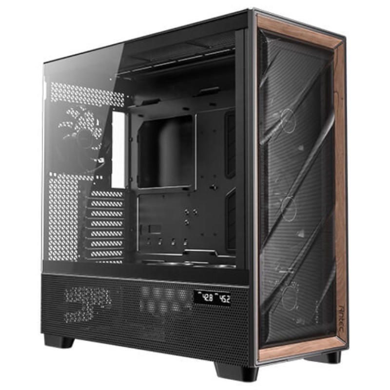 Antec FLUX PRO EUV Full Tower Negro, Madera
