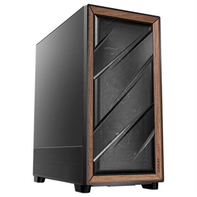 Antec FLUX SE Midi Tower Negro, Madera