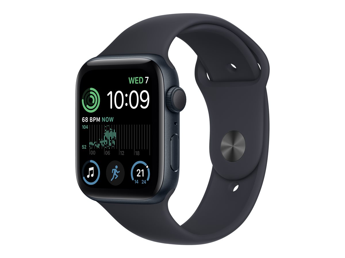 Apple Watch SE (GPS + Cellular) 2ª generación - aluminio de medianoche - reloj inteligente con pulsera deportiva - medianoche - 32GB
