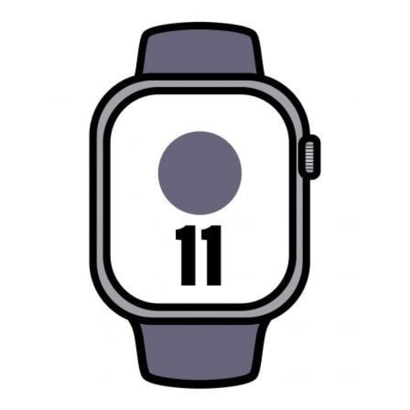 Apple Watch Series 11 OLED 42 mm Digital 374 x 446 Pixeles Pantalla táctil 5G Plata Wifi GPS (satélite)