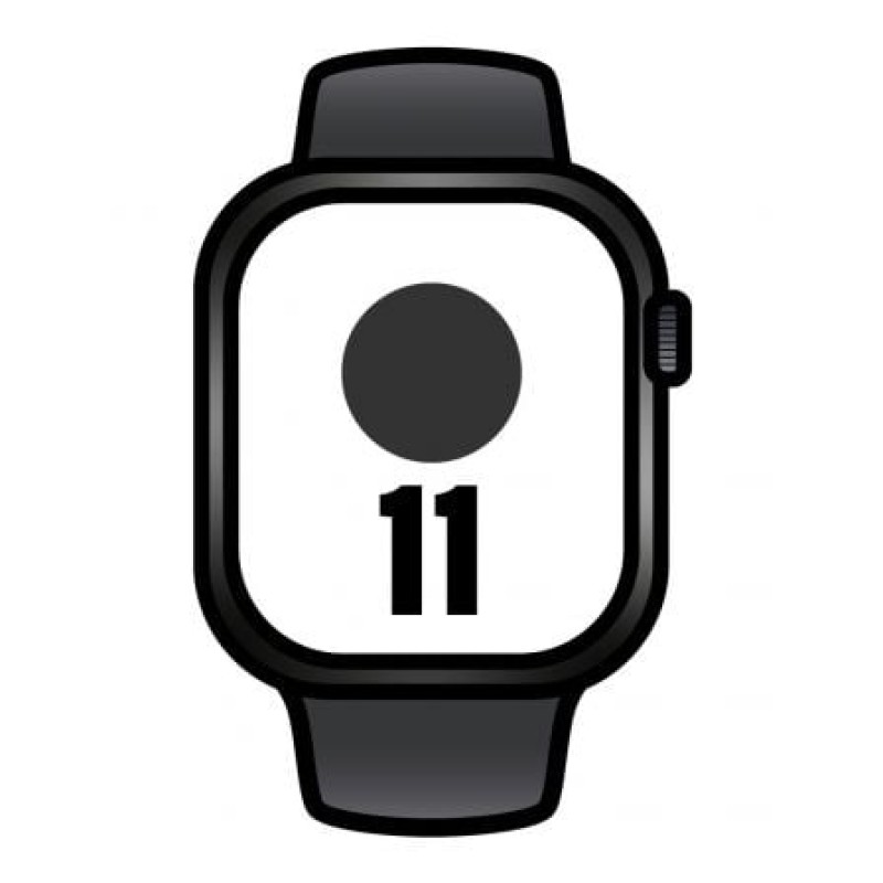 Apple Watch Series 11 OLED 42 mm Digital 374 x 446 Pixeles Pantalla táctil 5G Titanio Wifi GPS (satélite)