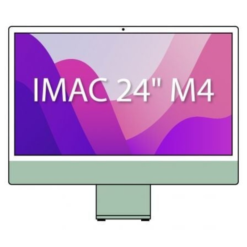 Apple imac m4  10cpu 10gpu  16gb  256gb ssd - green