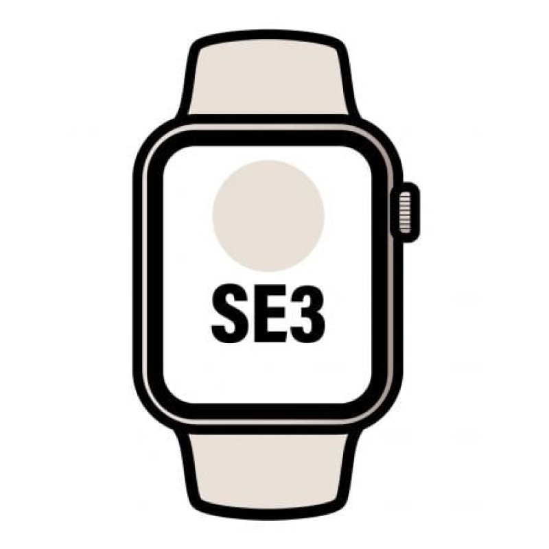 Apple watch se3 gps cellular 44mm caja de aluminio blanco estrella correa deportiva blanco estrella s m