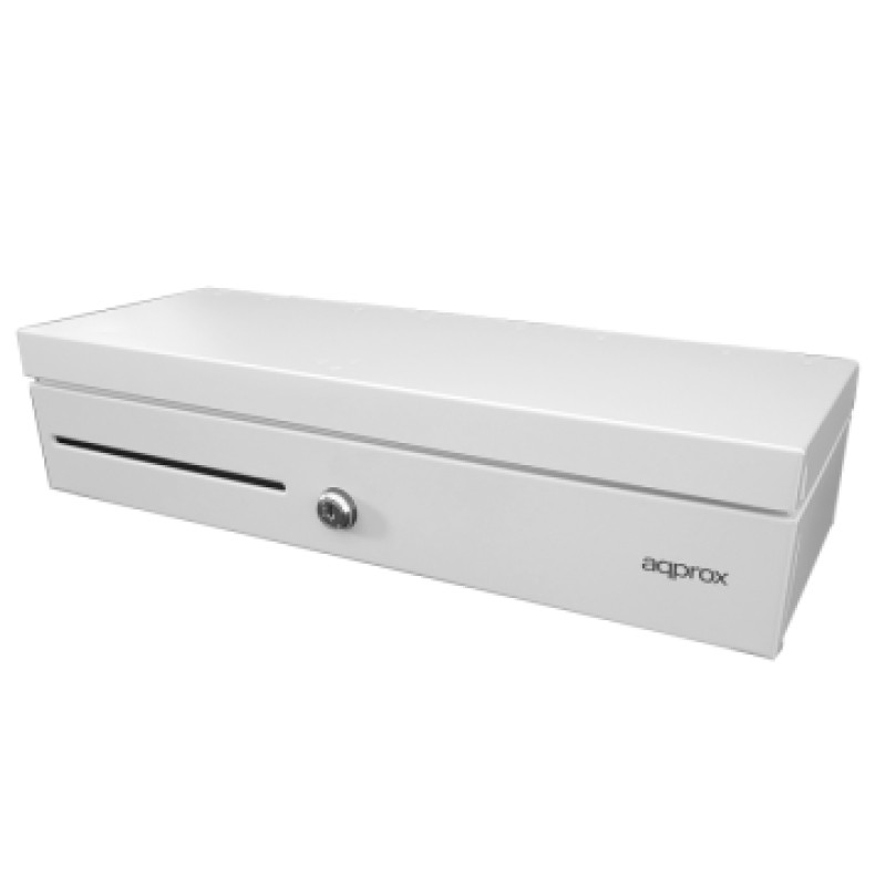 Approx APPCASH02FLIPTOPWH cajón de efectivo