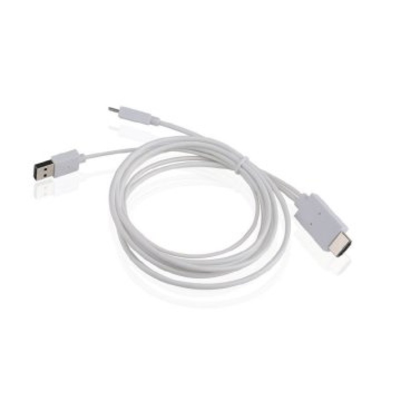 Approx adaptador mhl 1.0 a hdmi appc23 - conector micro usb (in) / hdmi (out) vadeo 1080 audio 8 can